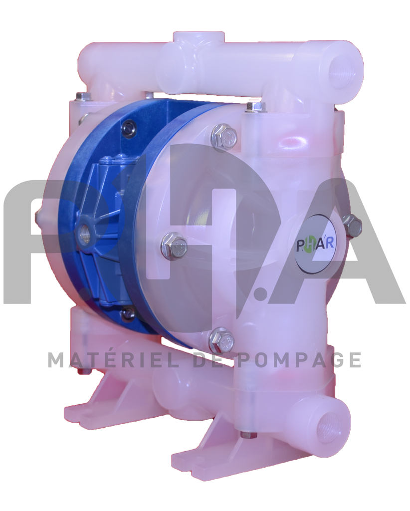 Pompe pneumatique à membranes PHA'R 1/2"