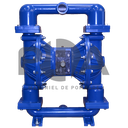 PHA'R | Pompe pneumatique à membranes FT15A| Ref FT15A-AA-1TAT-B2-A-PHA'R