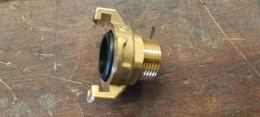Raccord express laiton 1/2"