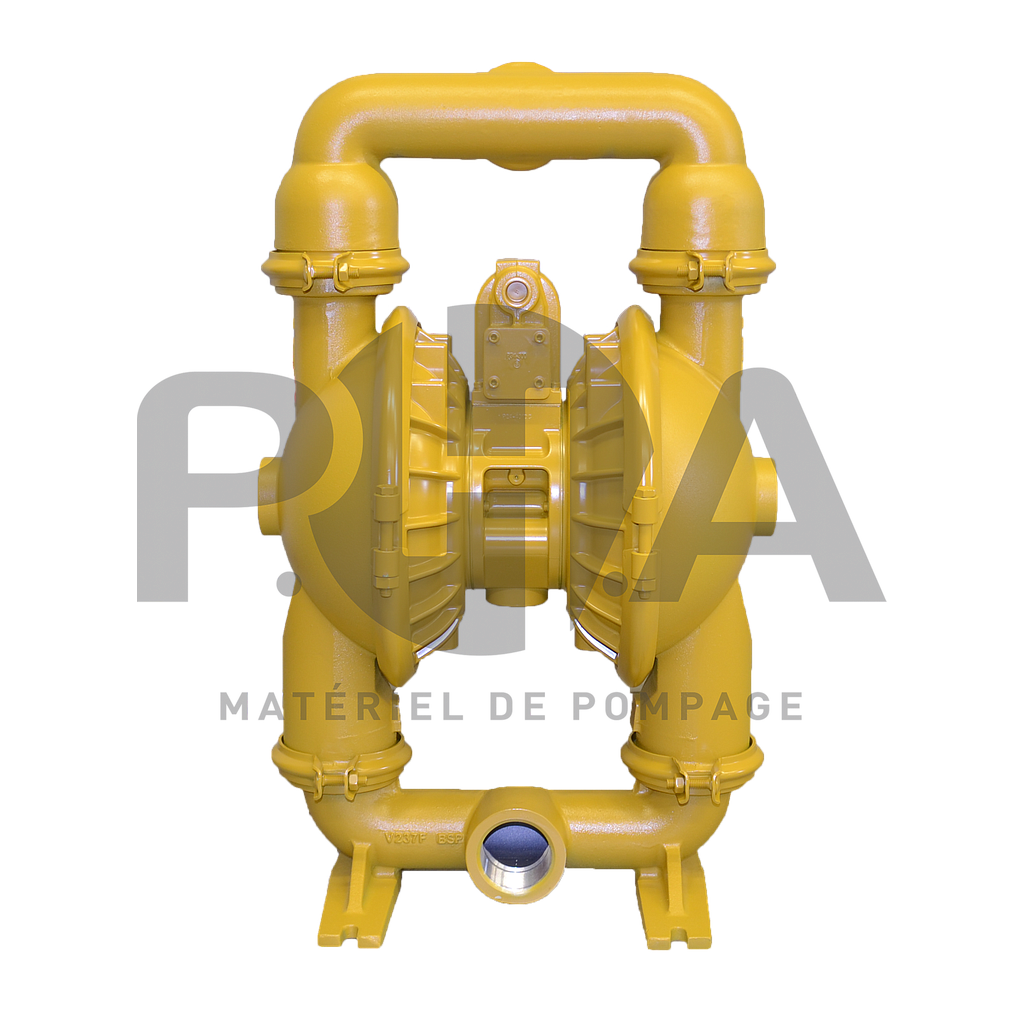 Pompe pneumatique à membranes type E2