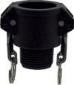 [CP-M-200-PP] Coupleur mâle type B DN50 2" Polypropylene