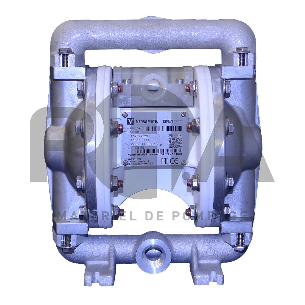 [E5AP2R229C] VERSAMATIC | Pompe pneumatique à membranes E5| Ref E5AP2R229C