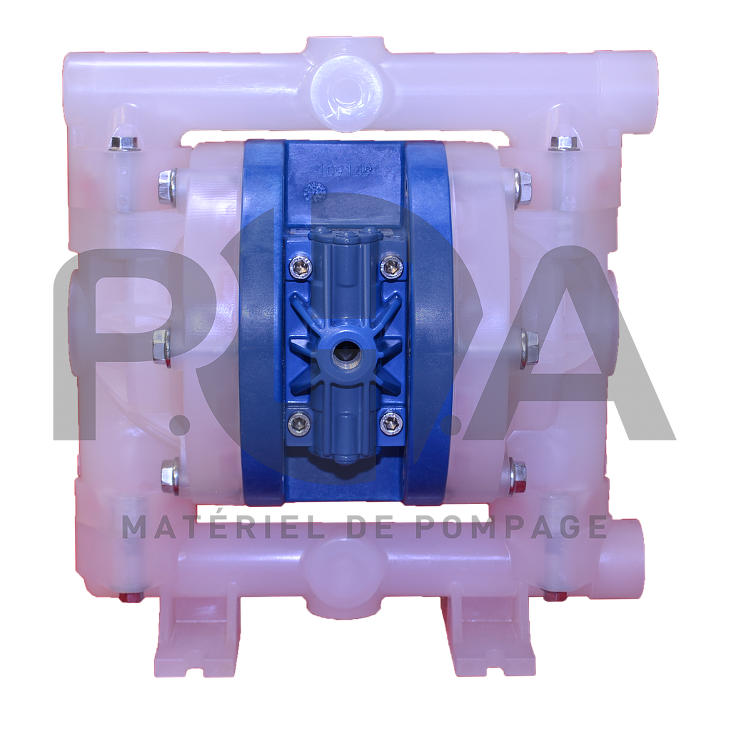 [FT05P-PP-55PC-B1-PHA'R] Pompe pneumatique à membranes PHA'R 1/2"  FDA (FT05P-PP-55PC-B1-PHA'R)