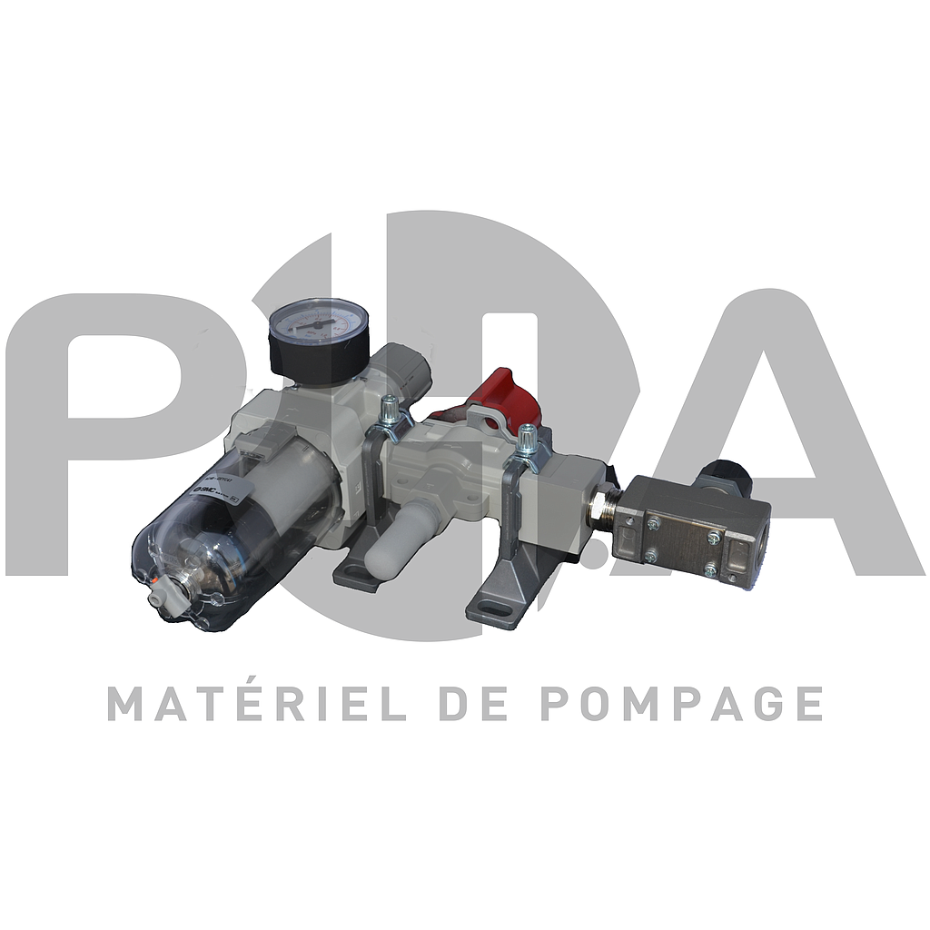 [AC40-QEYC47] Unité complète de traitement d'air montée en raccordement 1/2"