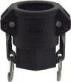 [CP-F-100-PP] Coupleur femelle type D DN25 1" Polypropylene