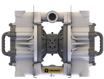 [E2PP2R2S9A-F] Type E2 pneumatic diaphragm pump 