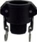[CP-M-150-PP] Coupleur mâle type B DN40 1"1/2 Polypropylène