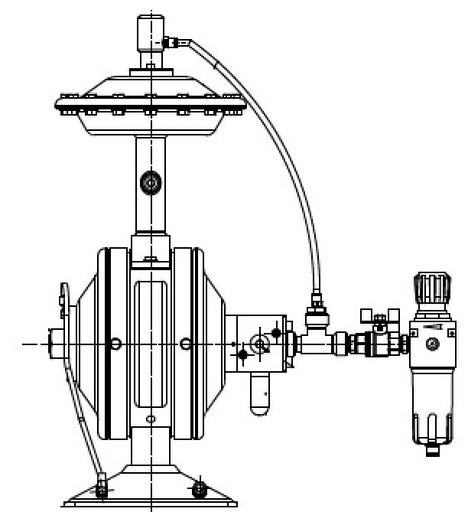 [F21HSTTHSTRI-X] Pompe pneumatique à membranes SLIMLINE