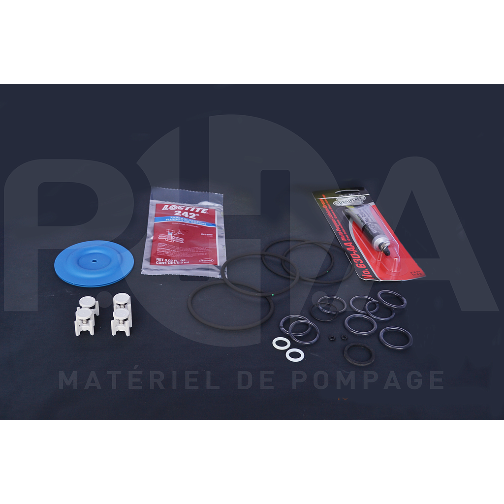 [D01096] Kit côté liquide Santoprène pour Husky 205